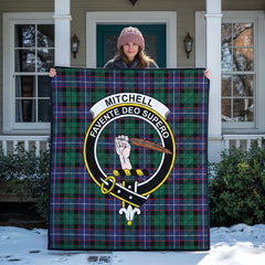 Mitchell Modern Tartan Crest Quilt