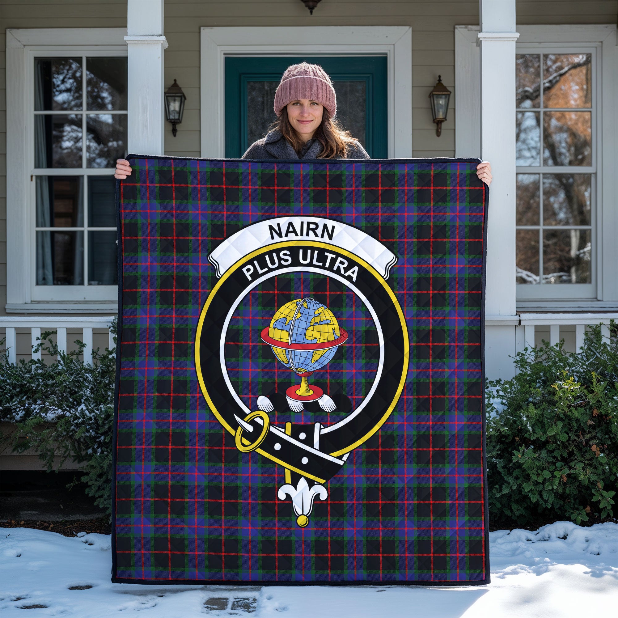 Nairn Tartan Crest Quilt