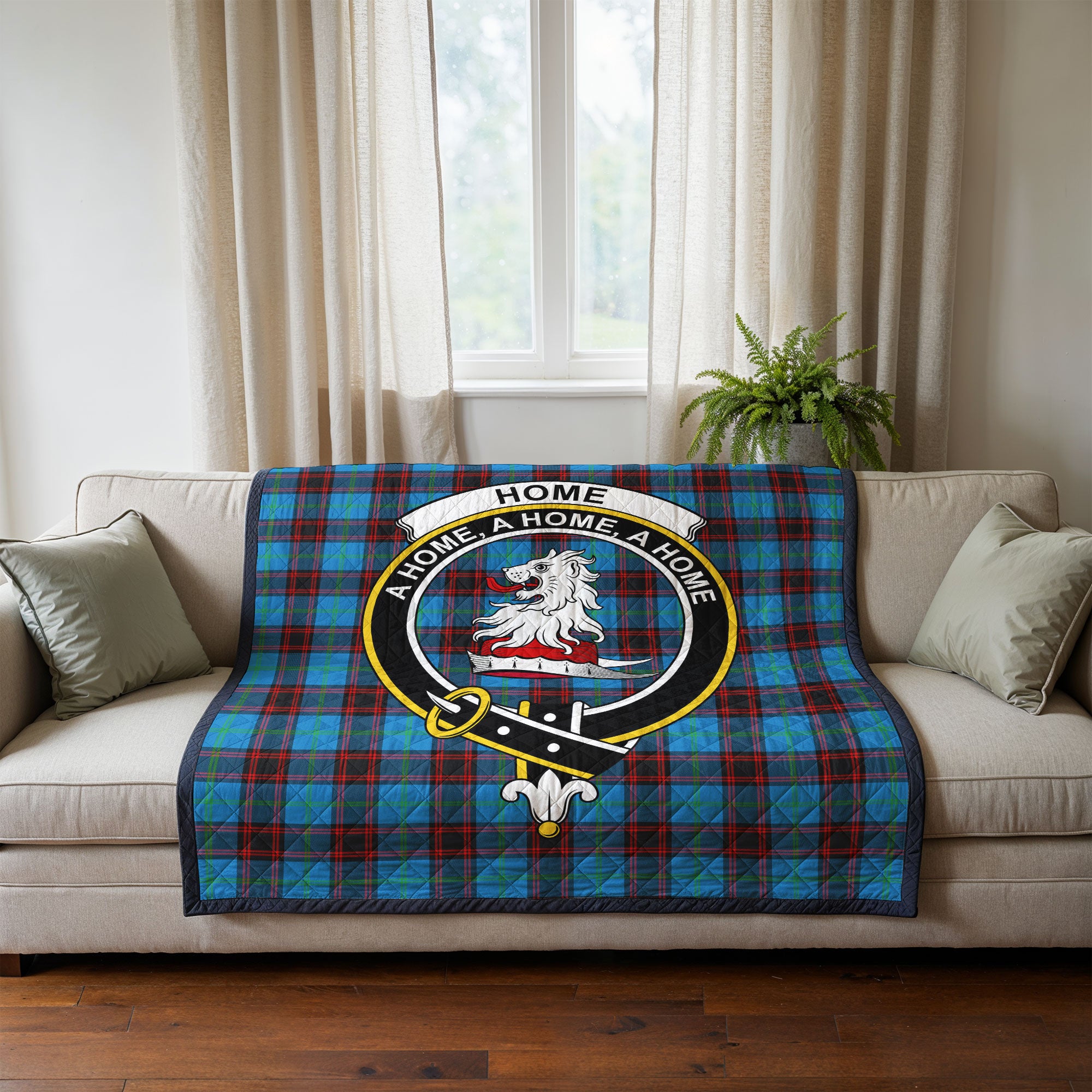 Home Ancient Tartan Crest Quilt
