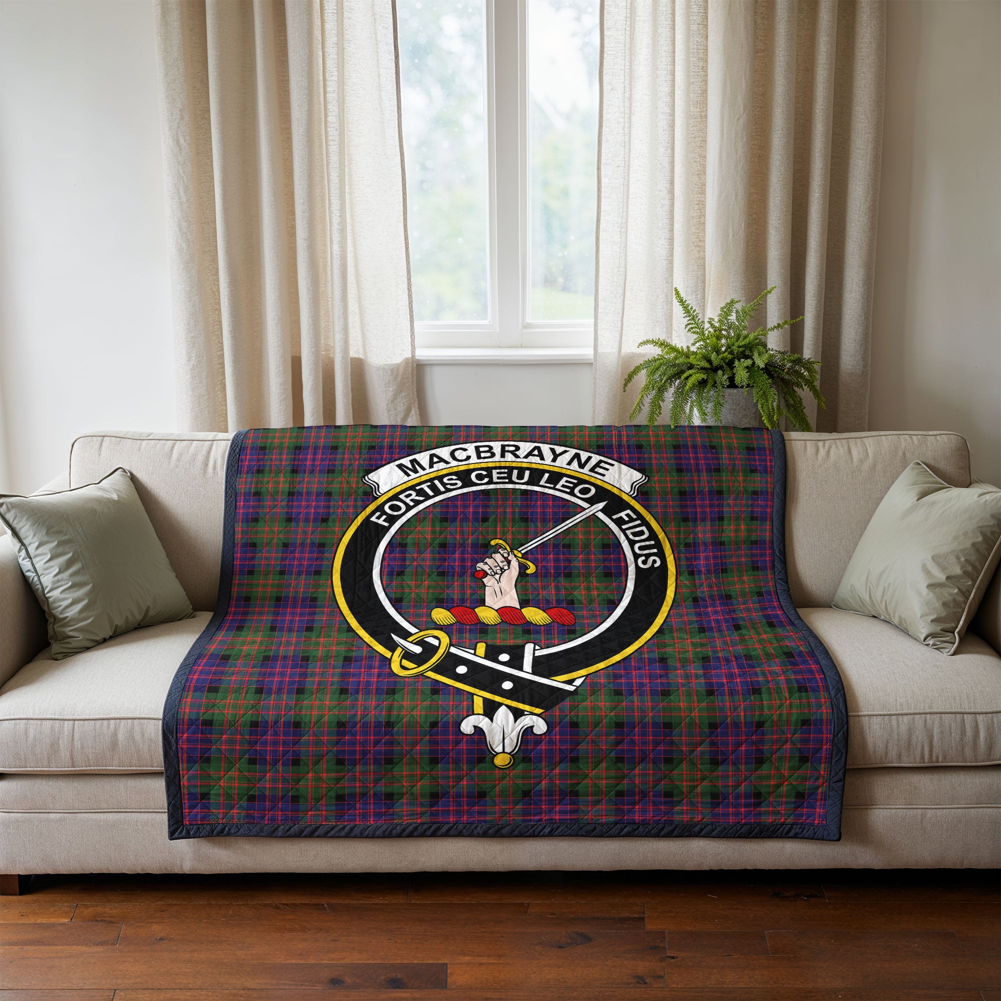 MacBrayne Tartan Crest Quilt