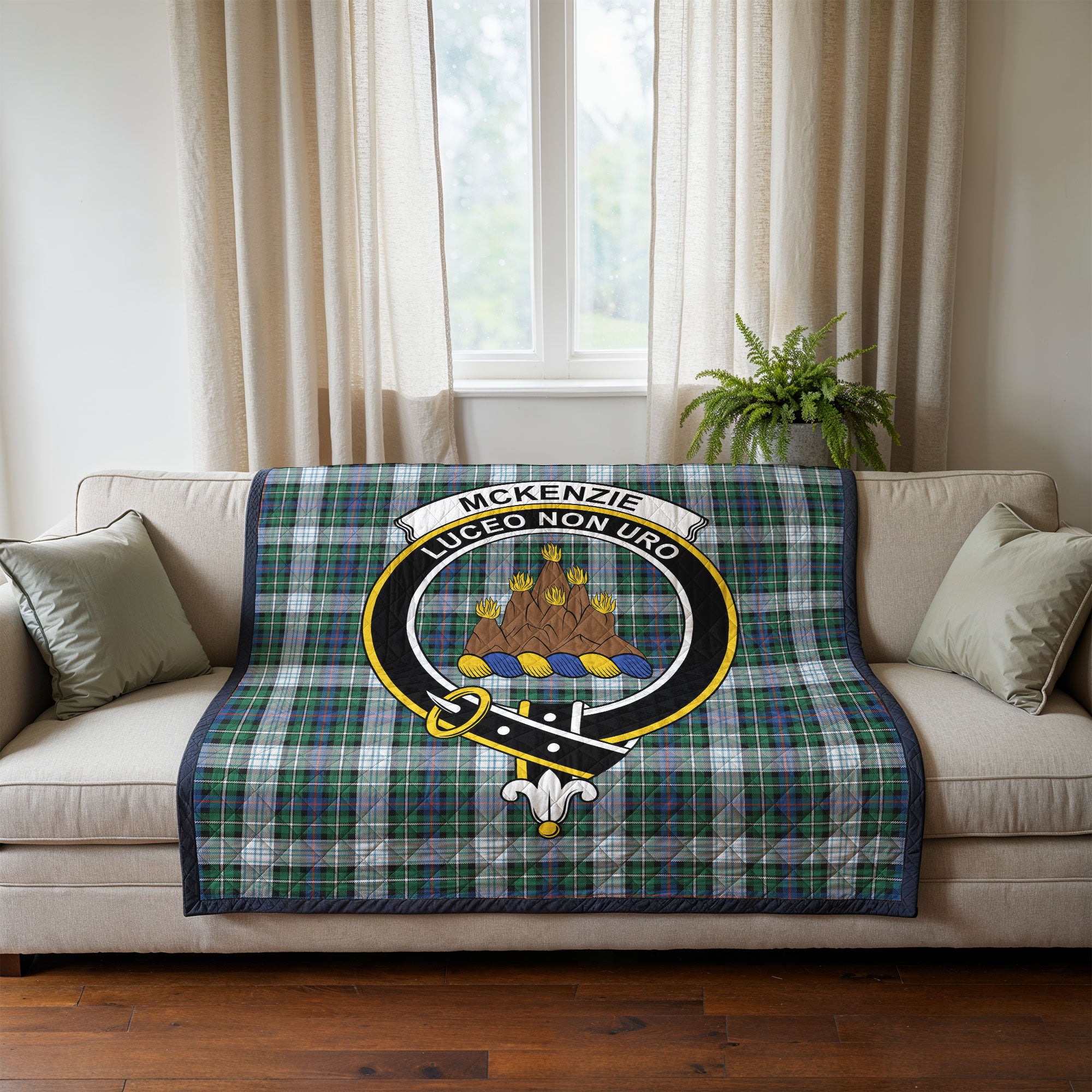 McKenzie Dress Ancient Tartan Crest Quilt