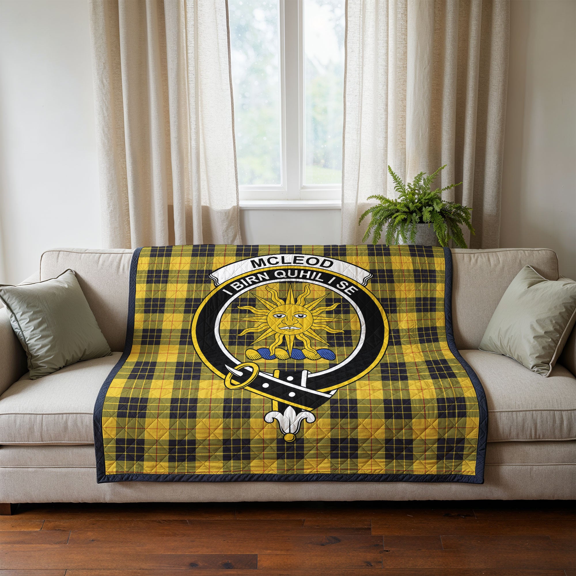McLeod of Lewis Ancient Tartan Crest Quilt