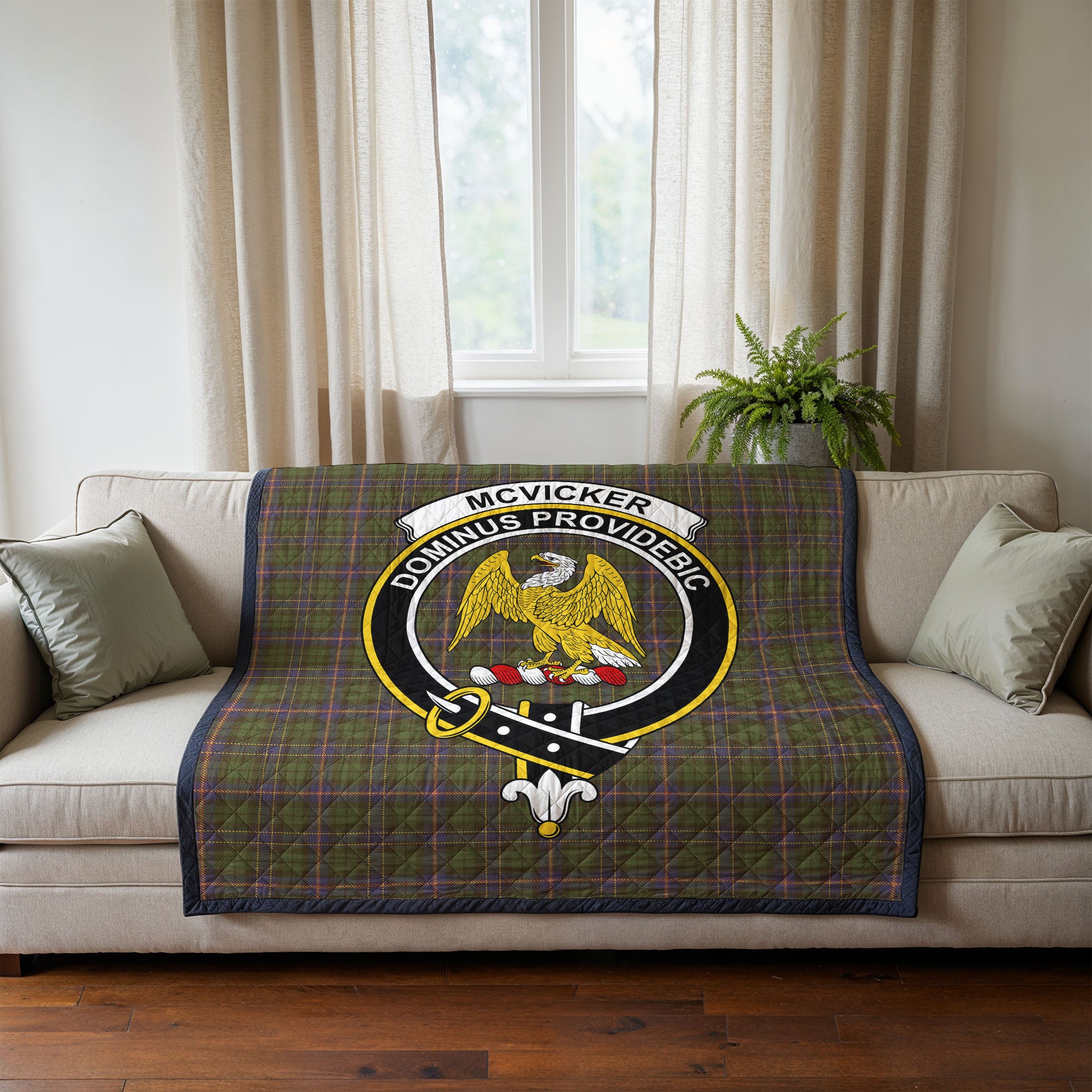 McVicker Tartan Crest Quilt