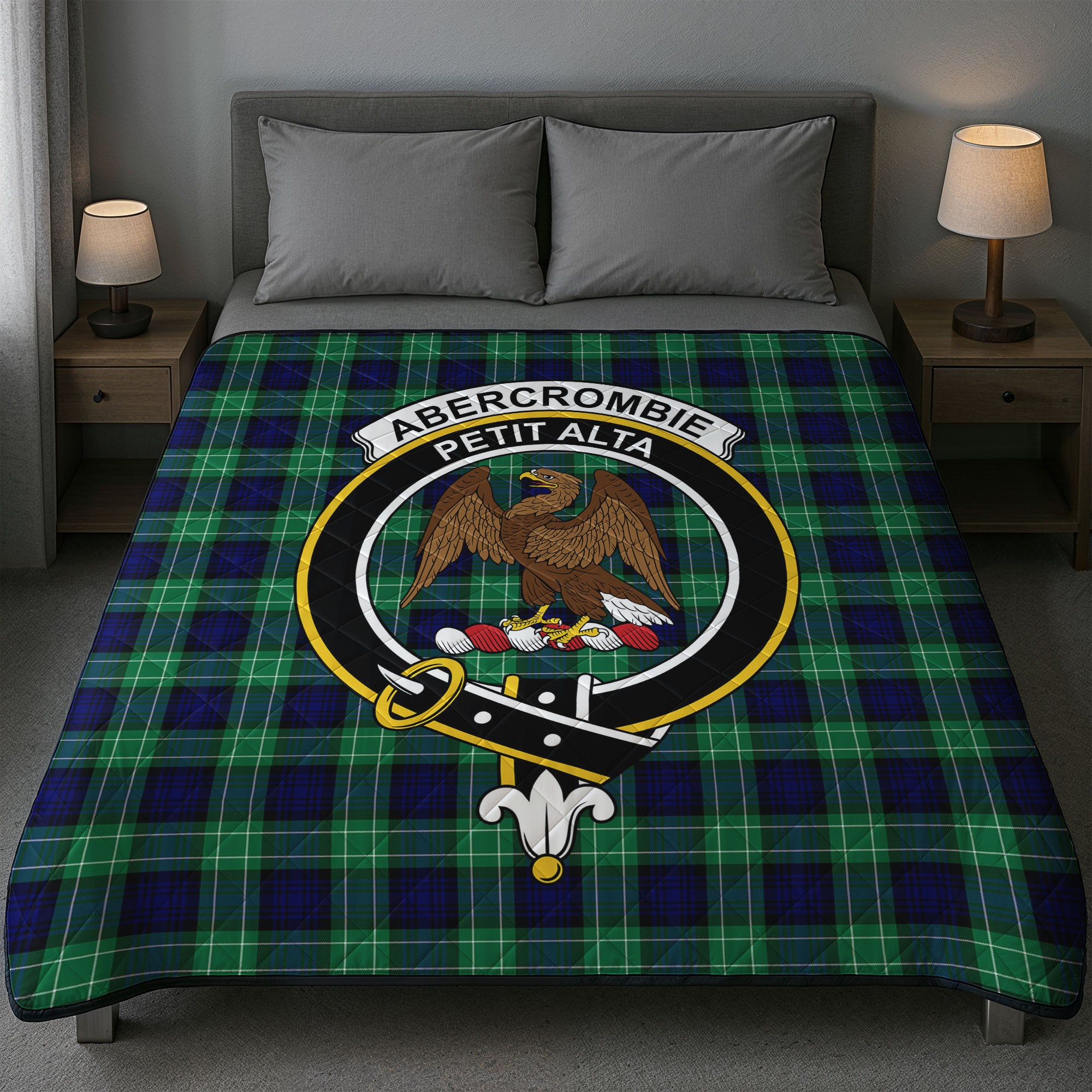 Abercrombie Tartan Crest Quilt
