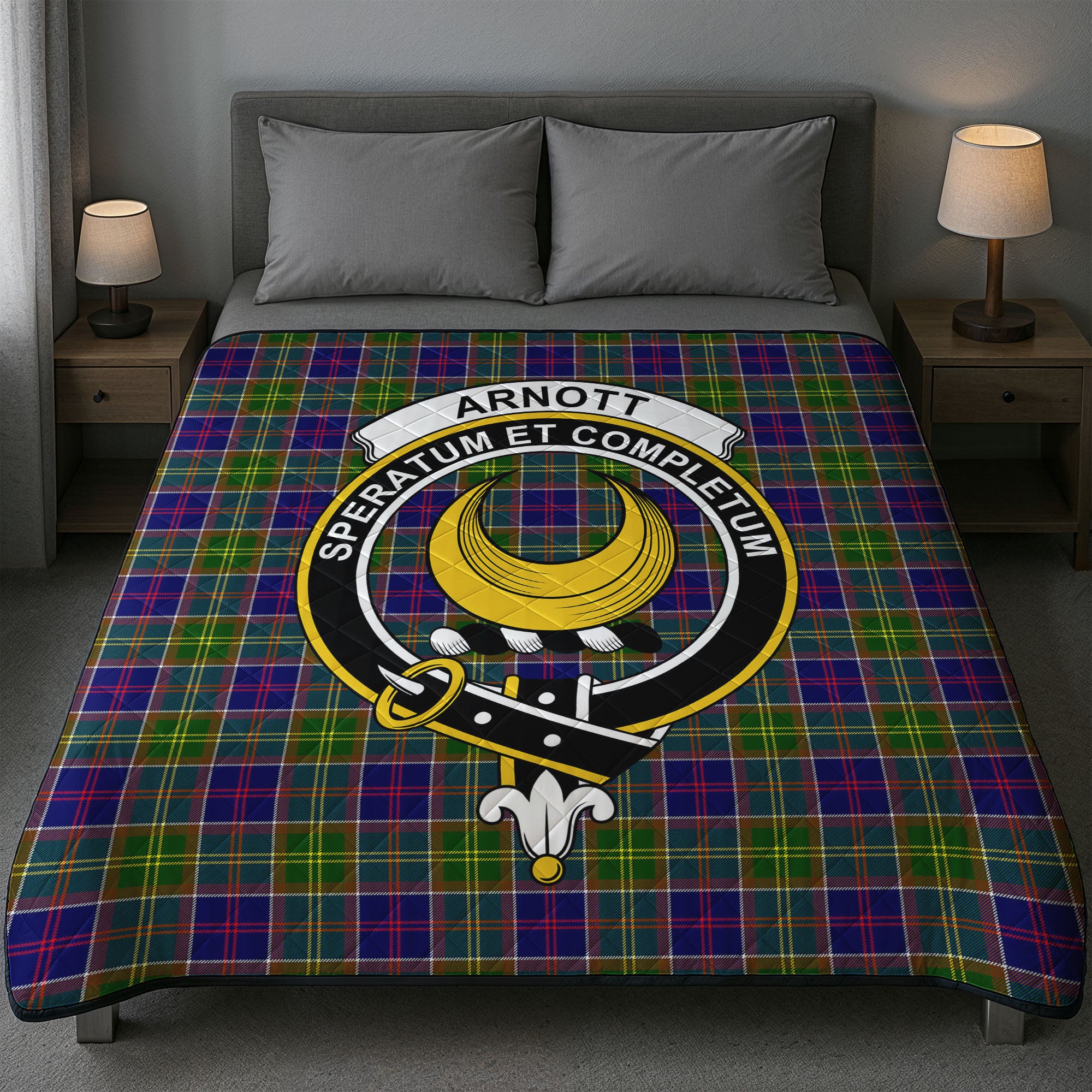 Arnott Tartan Crest Quilt