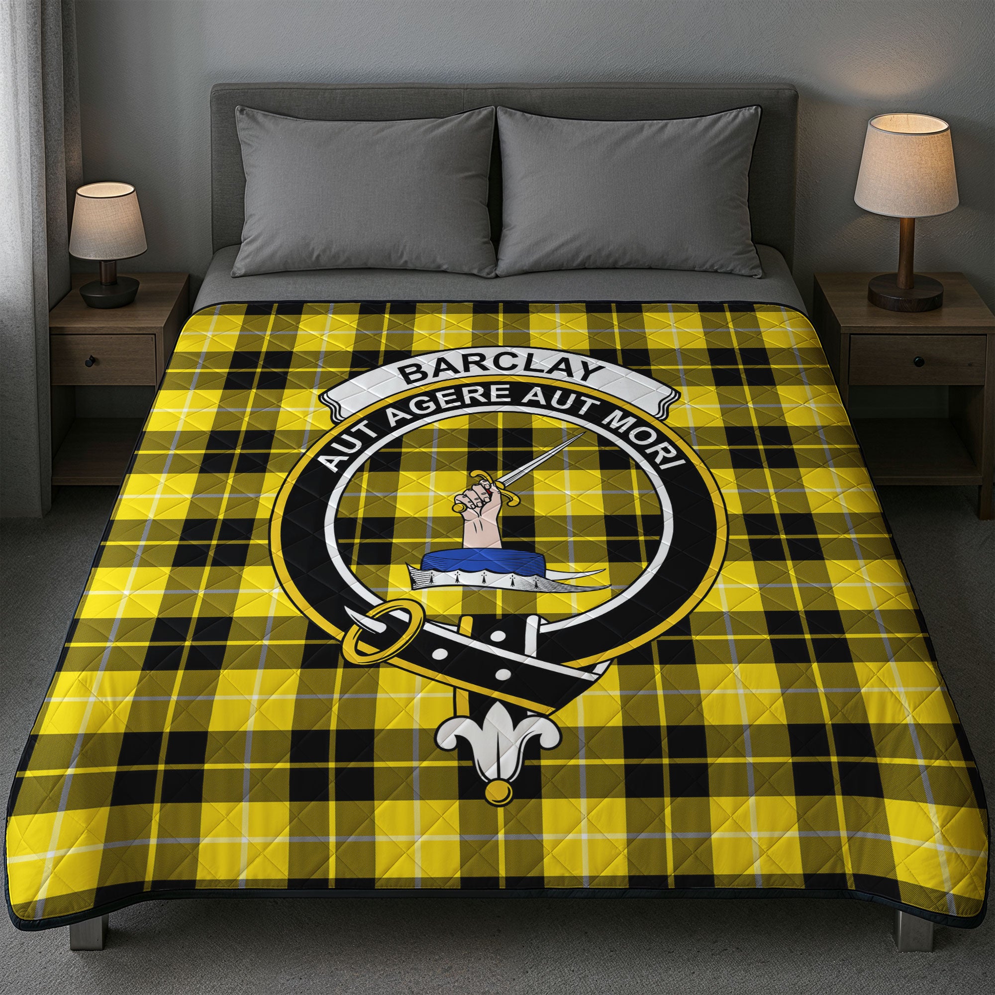 Barclay Dress Modern Tartan Crest Quilt