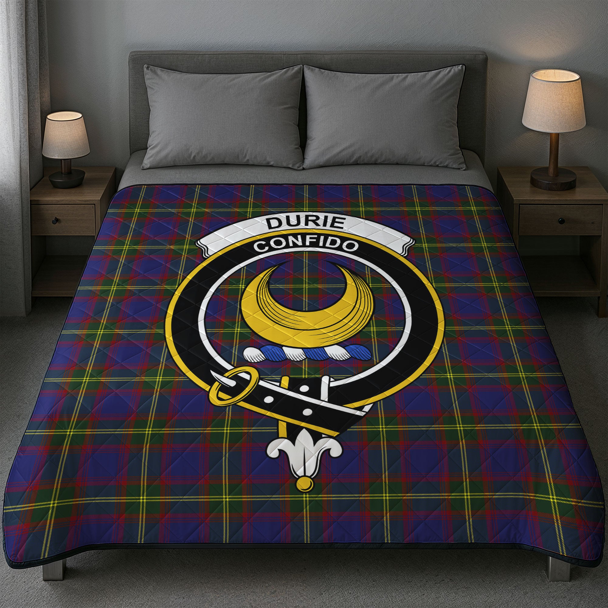 Durie Tartan Crest Quilt