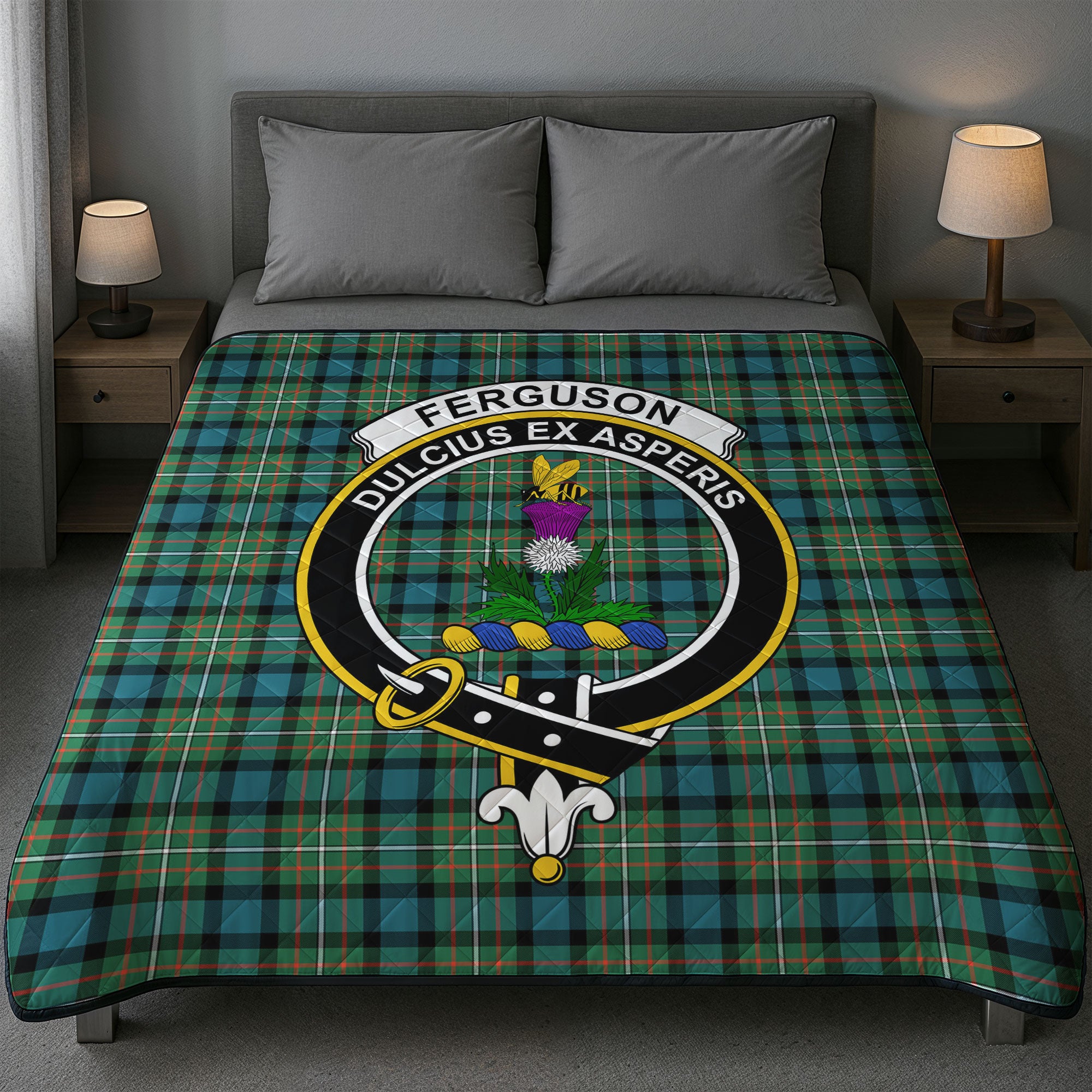 Ferguson Ancient Tartan Crest Quilt