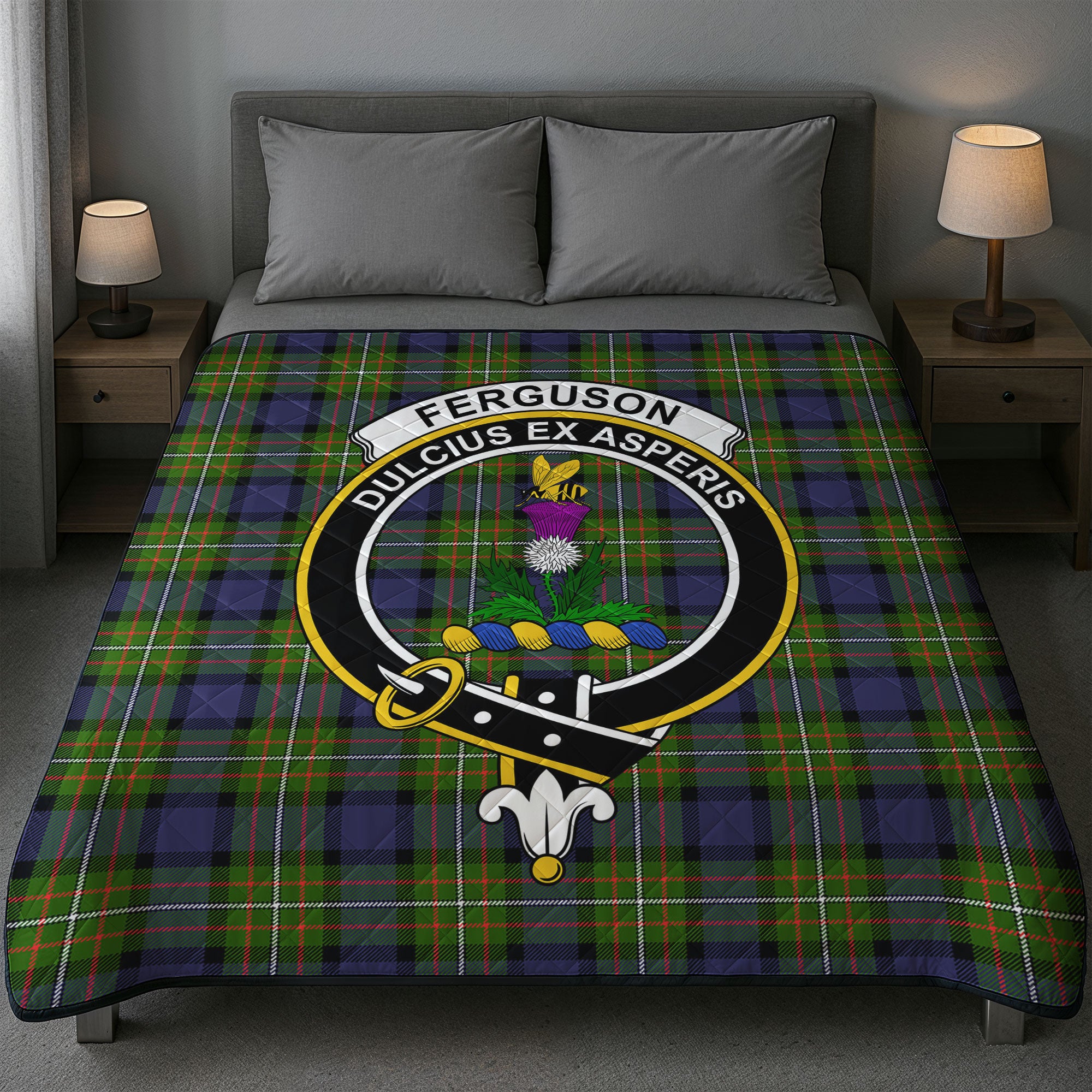 Ferguson Tartan Crest Quilt