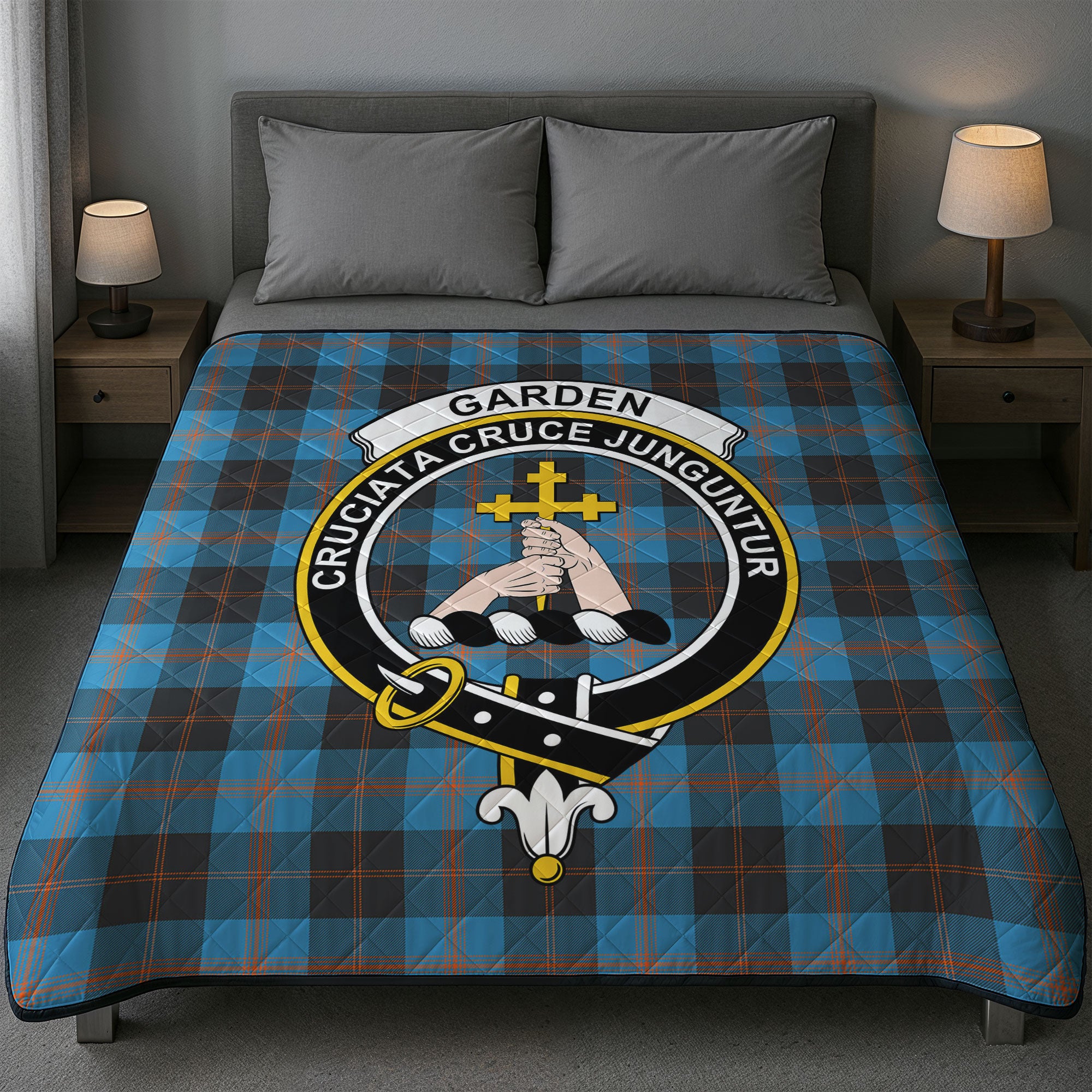 Garden Tartan Crest Quilt