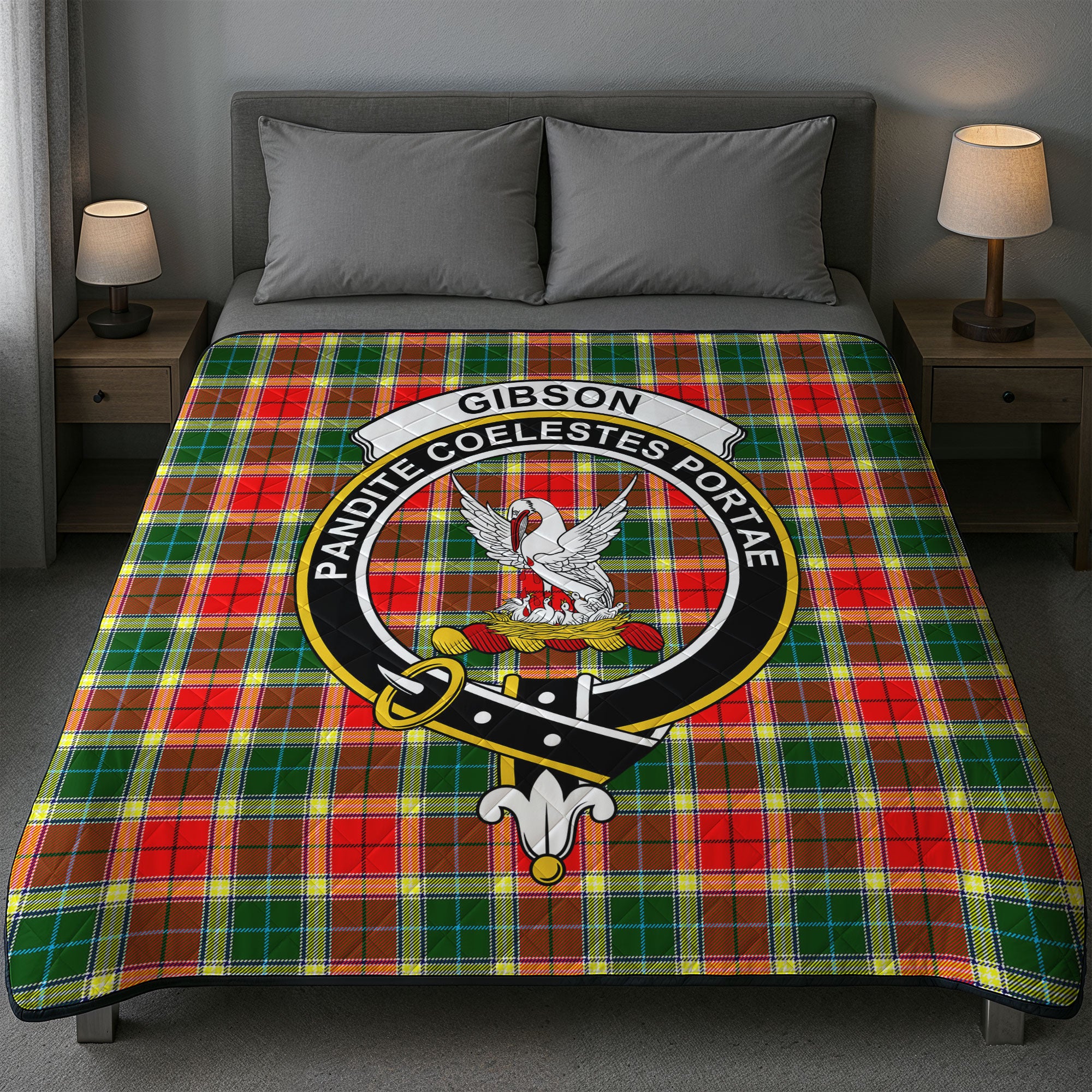 Gibson Tartan Crest Quilt