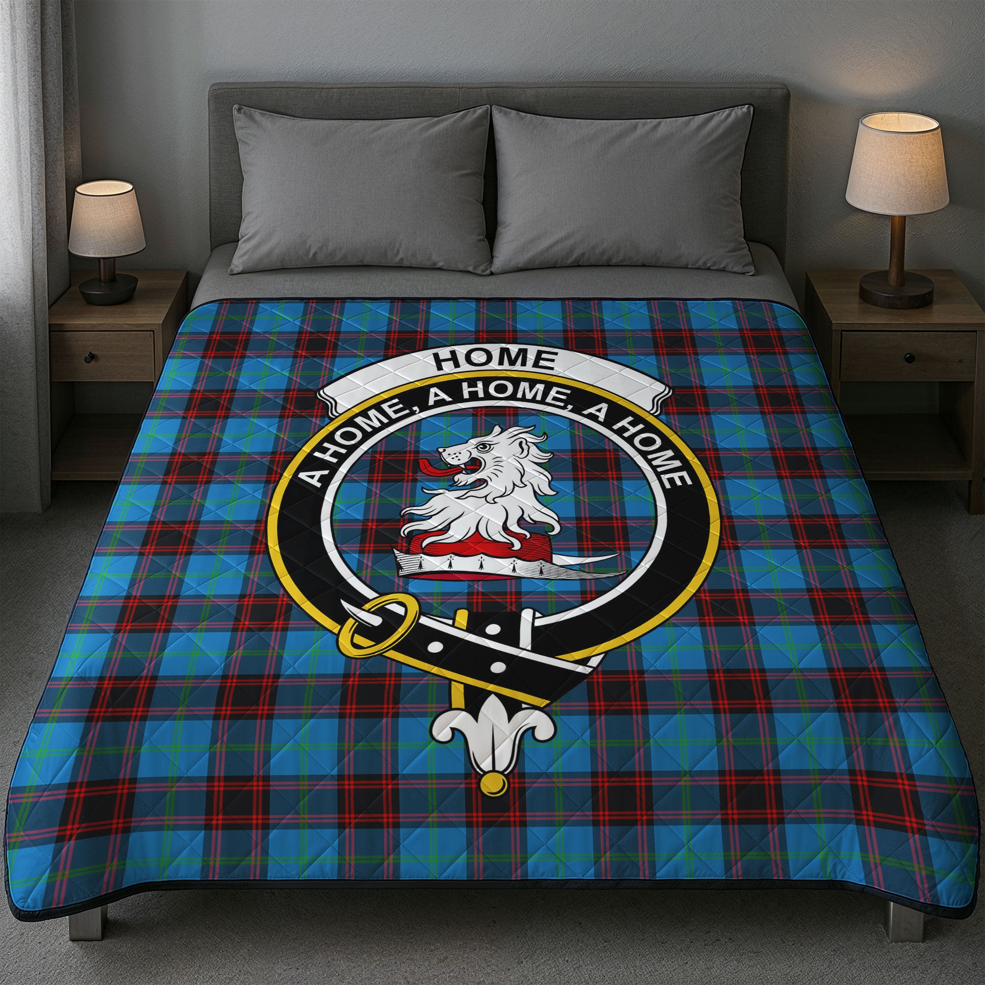 Home Ancient Tartan Crest Quilt