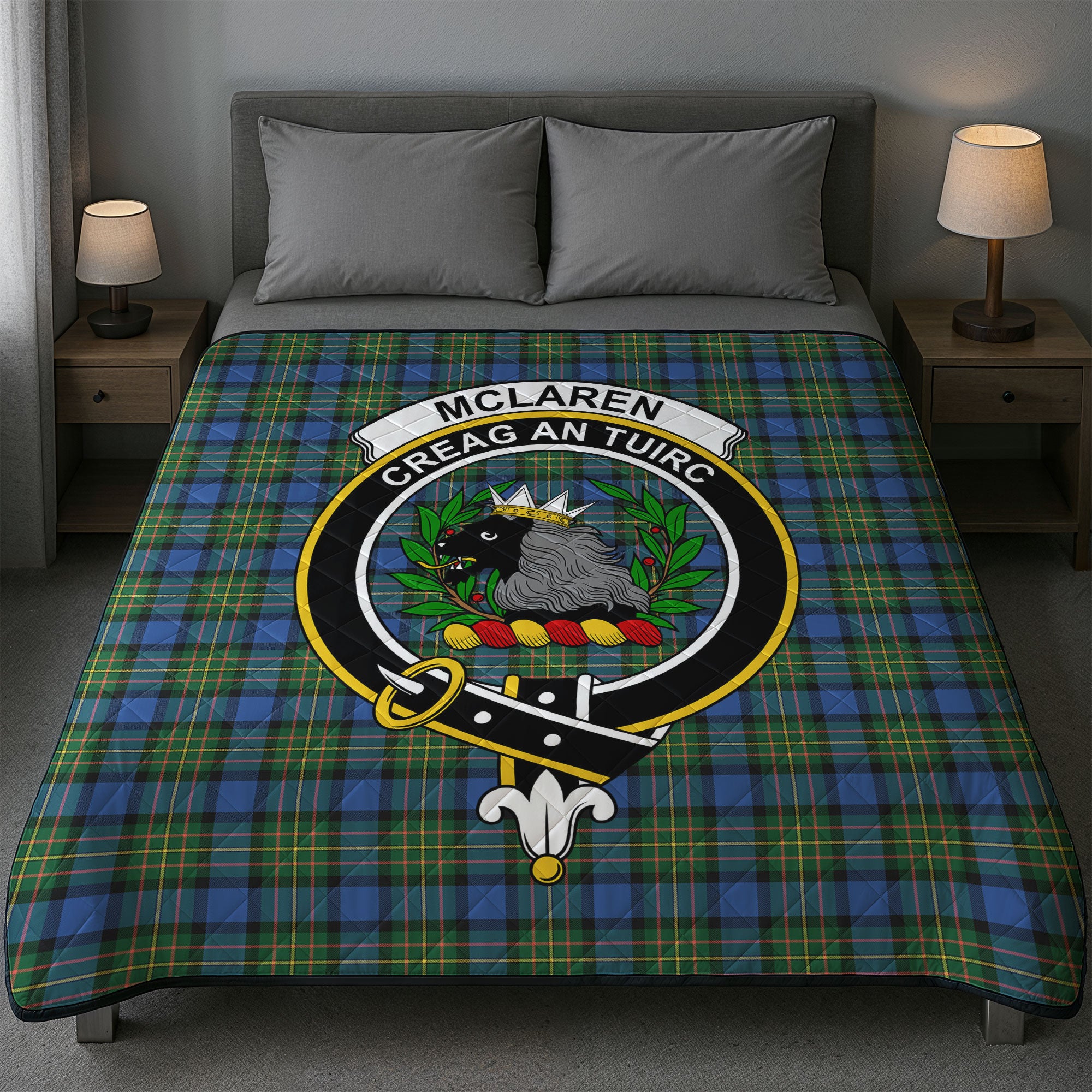 McLaren Ancient Tartan Crest Quilt