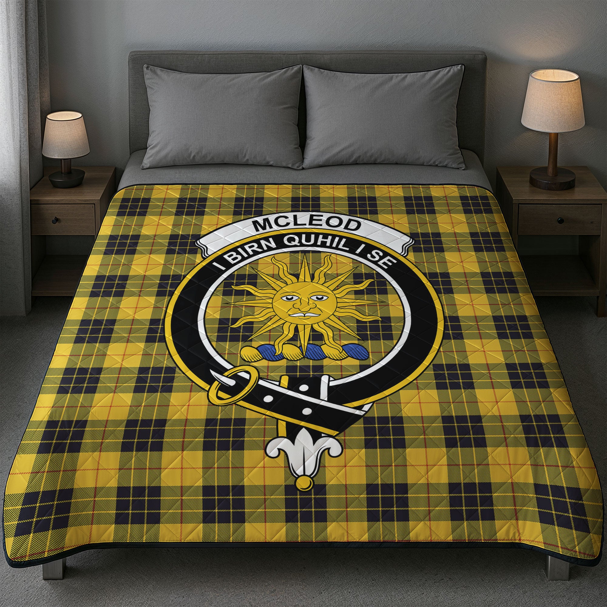 McLeod of Lewis Ancient Tartan Crest Quilt