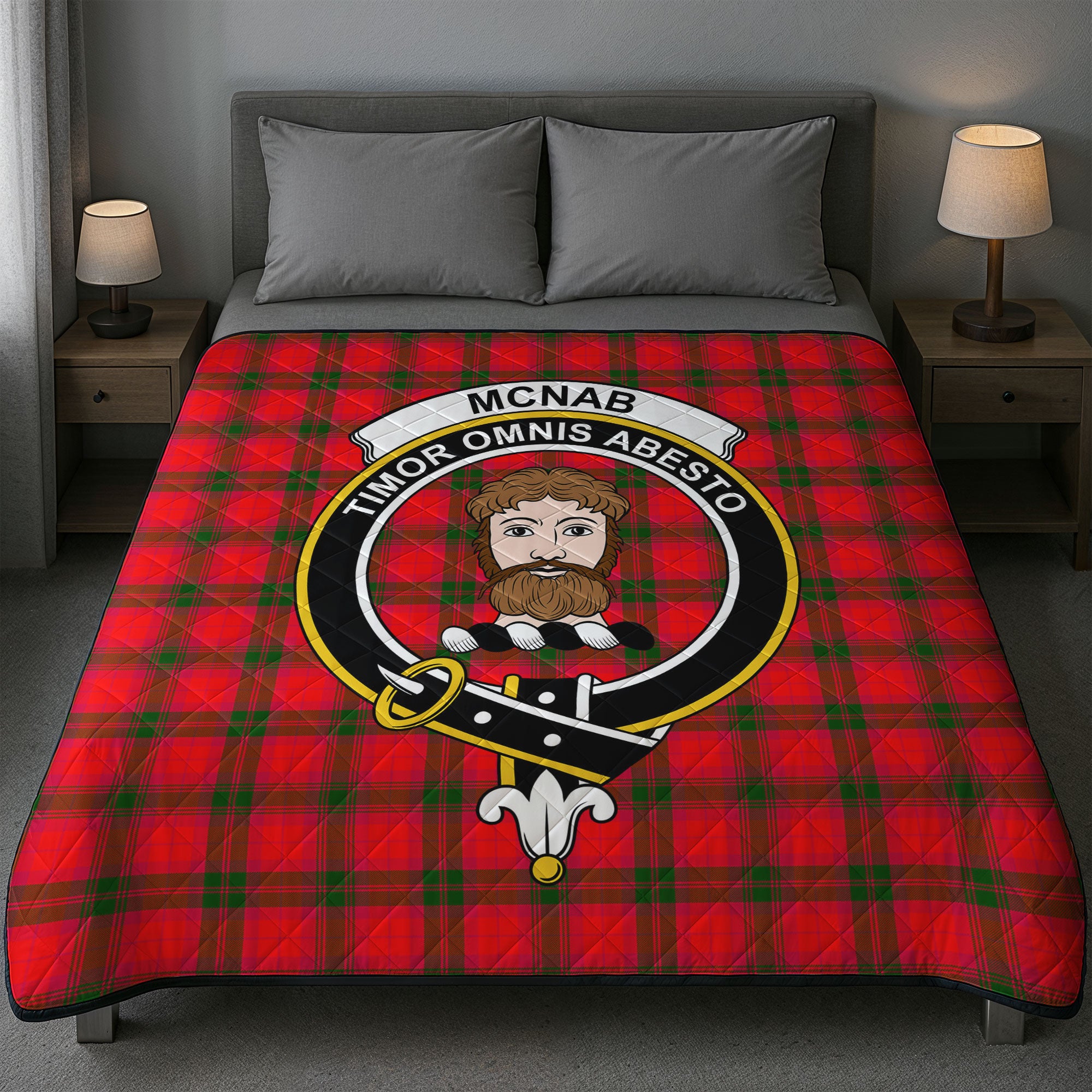 McNab Modern Tartan Crest Quilt