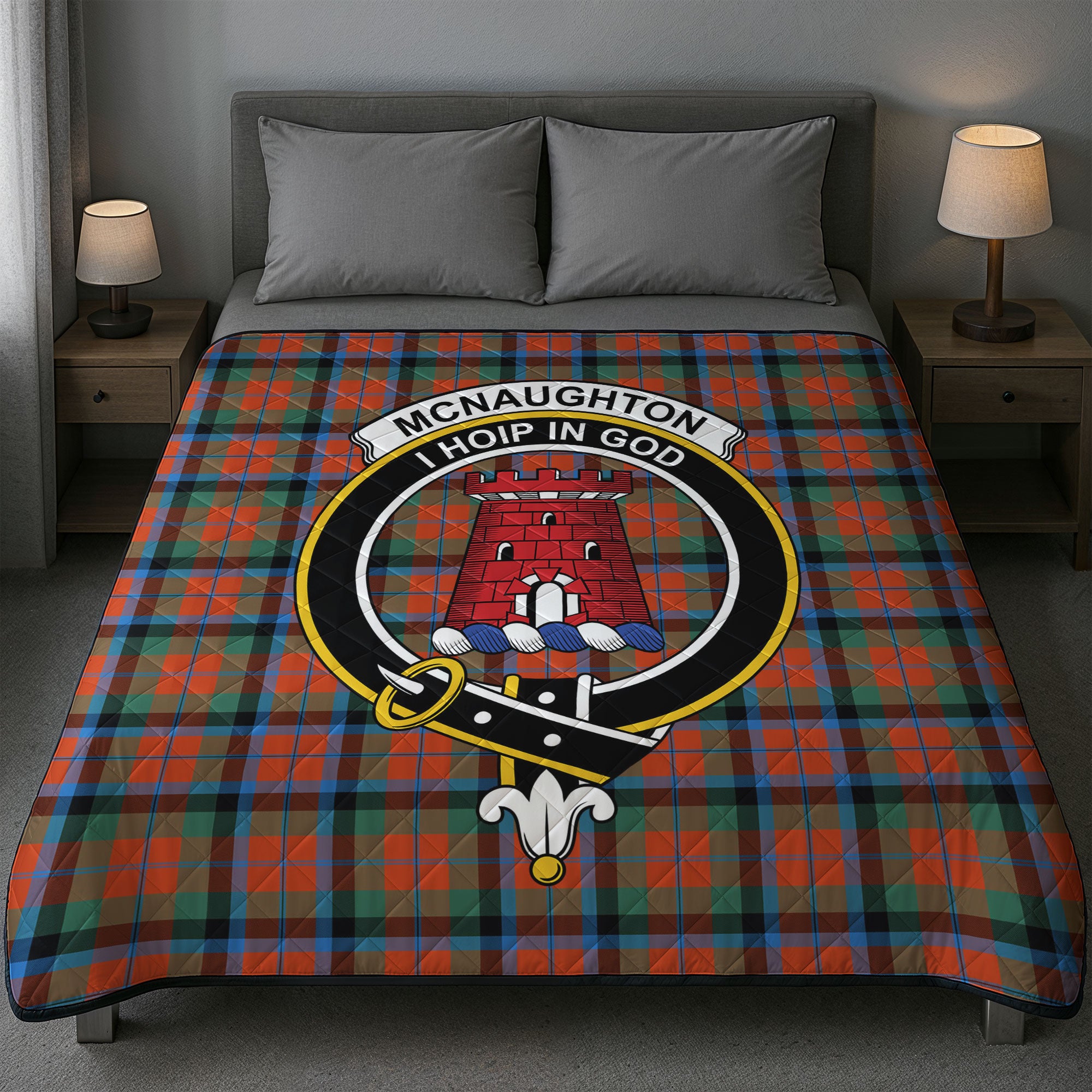 McNaughton Ancient Tartan Crest Quilt