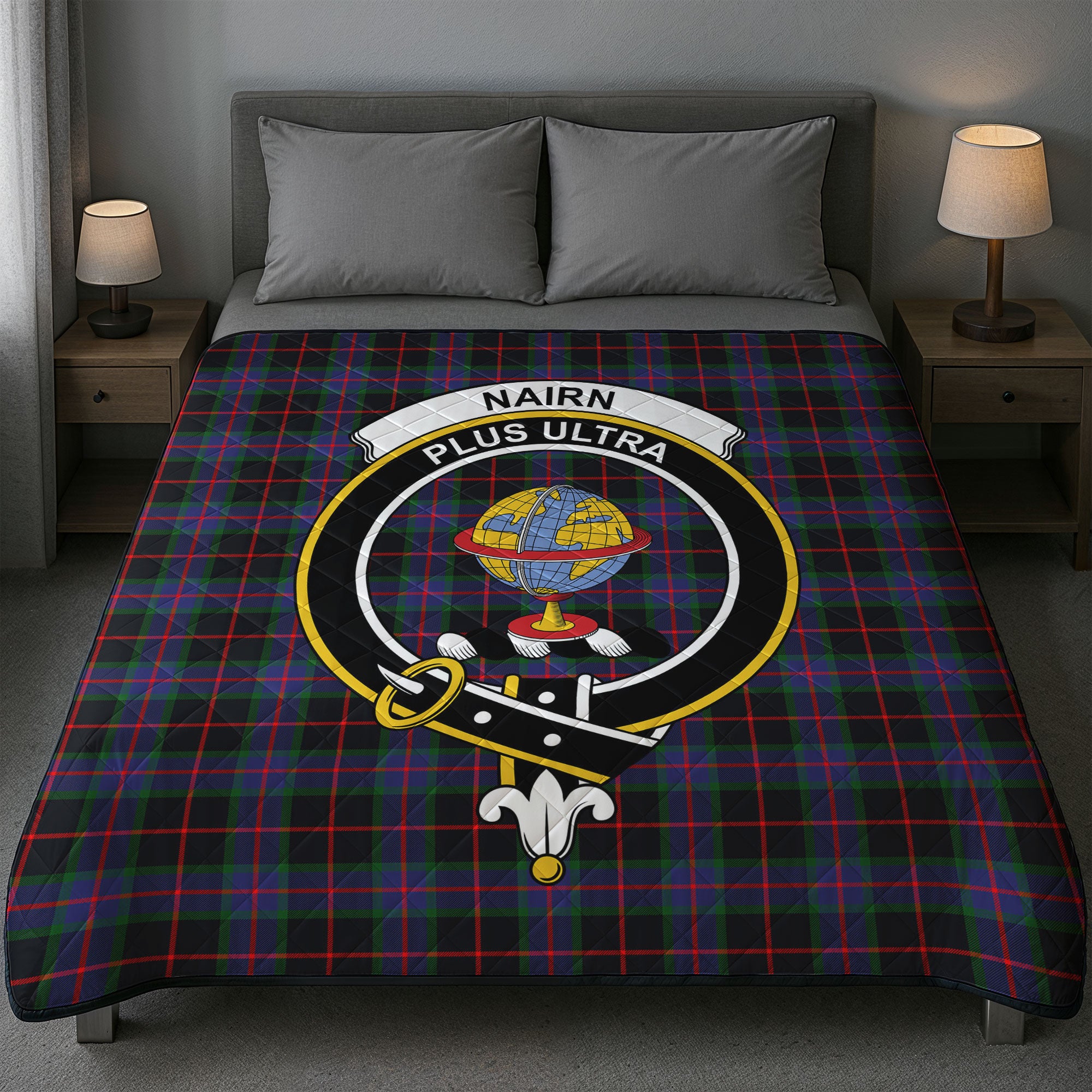 Nairn Tartan Crest Quilt