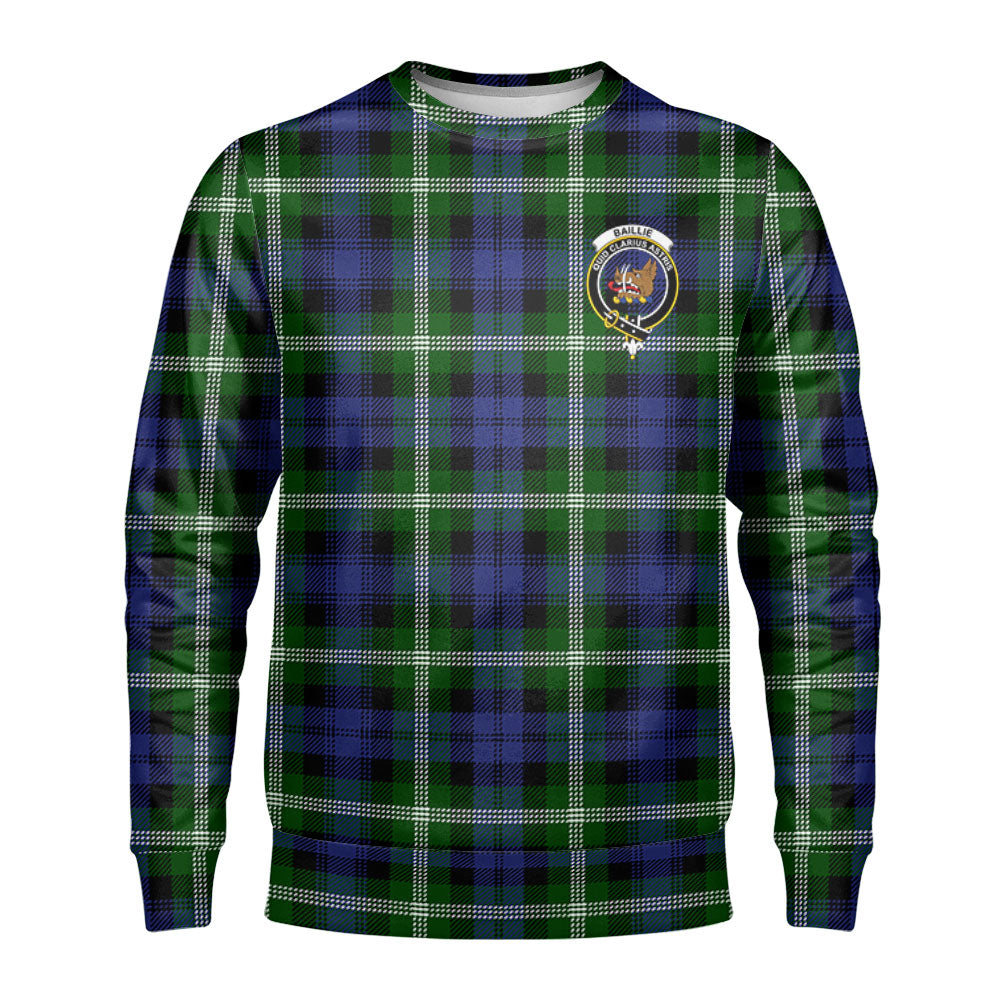 Baillie Modern Tartan Crest Sweatshirt