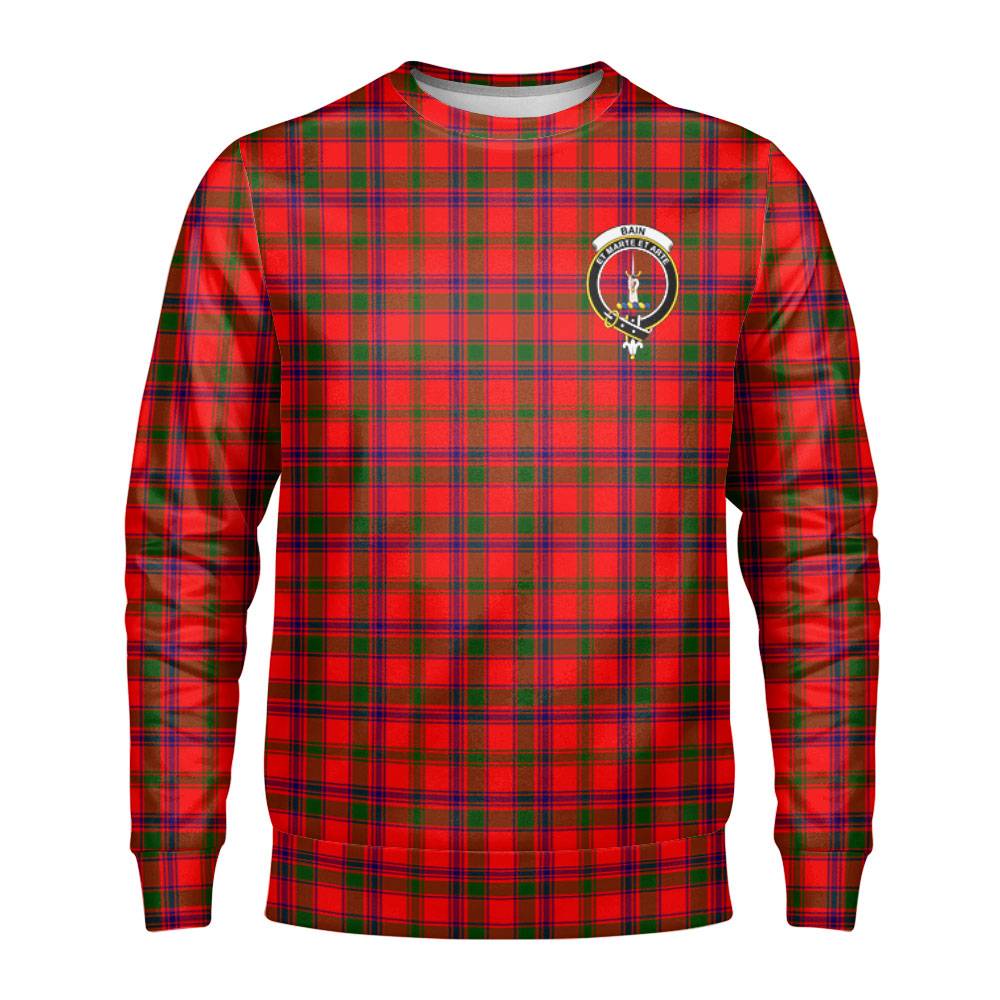 Bain Tartan Crest Sweatshirt