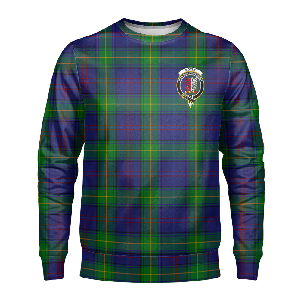 Boyle Tartan Crest Sweatshirt