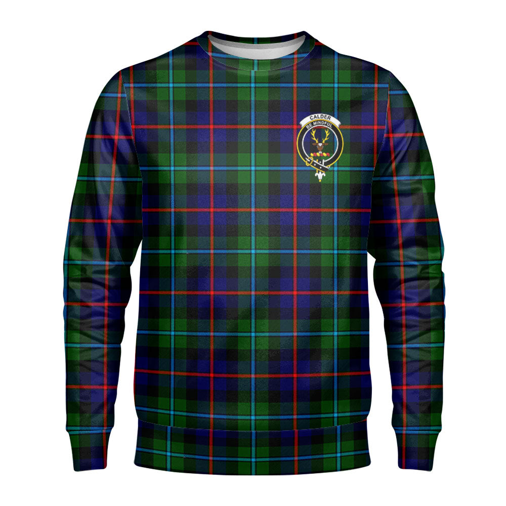 Calder Tartan Crest Sweatshirt