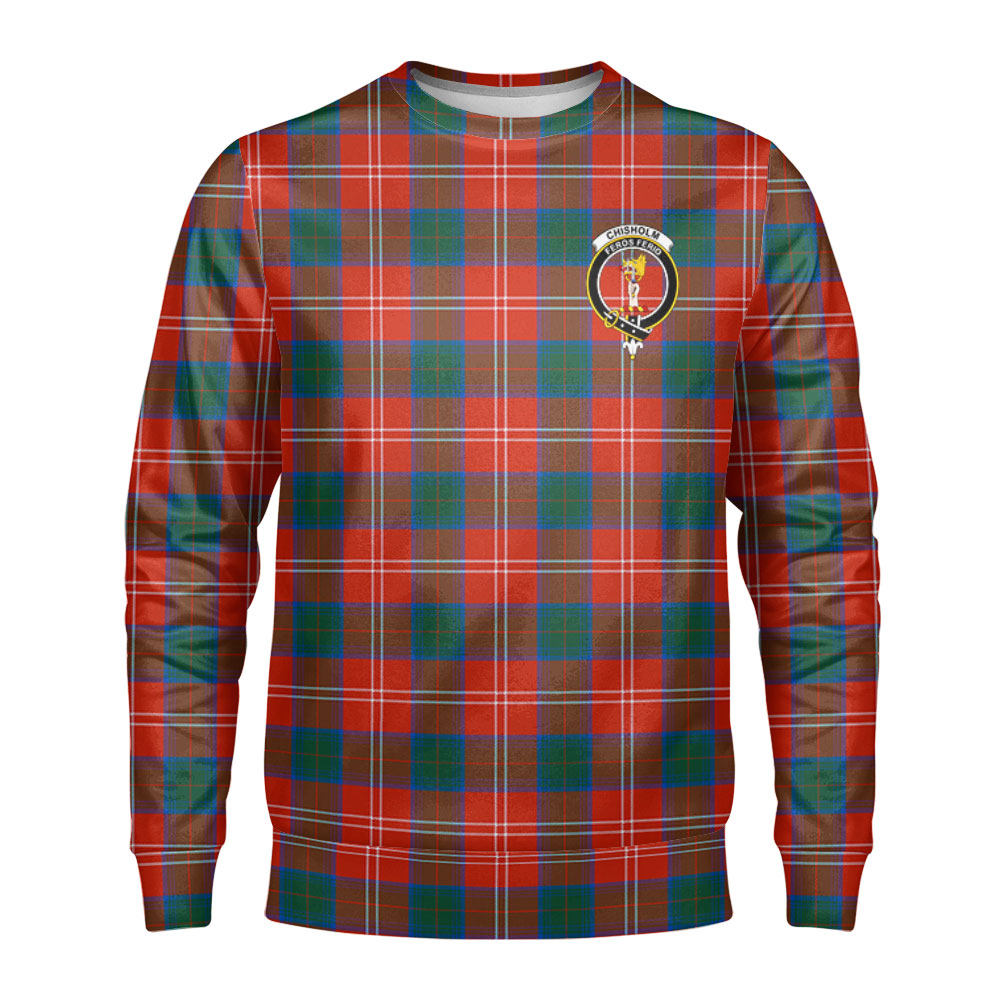 Chisholm Ancient Tartan Crest Sweatshirt