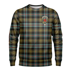 Farquharson Weathered Tartan Crest Sweatshirt