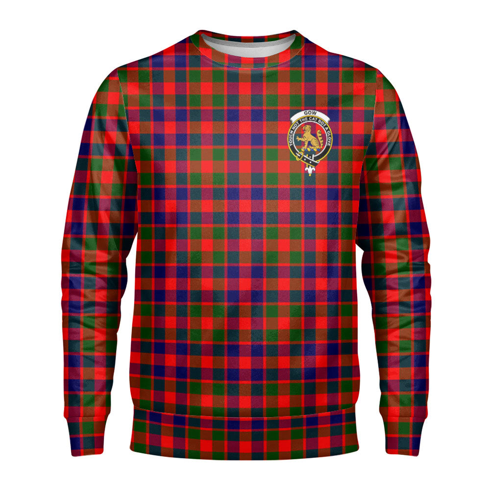 Gow (or McGouan) Tartan Crest Sweatshirt