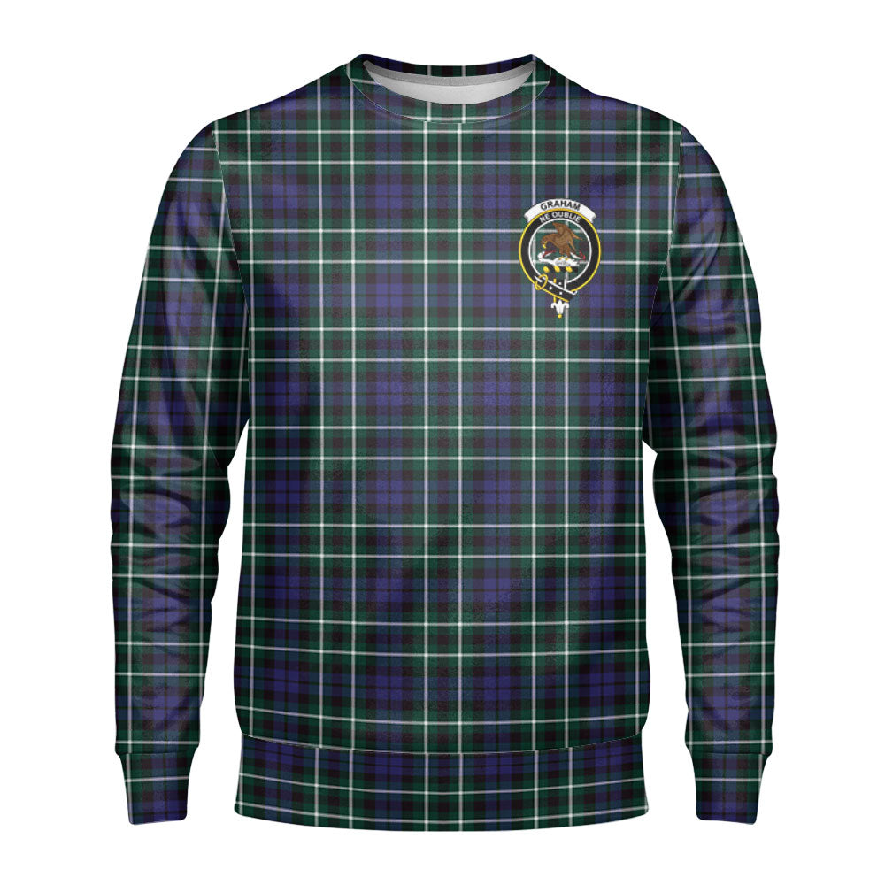 Graham of Montrose Modern Tartan Crest Sweatshirt