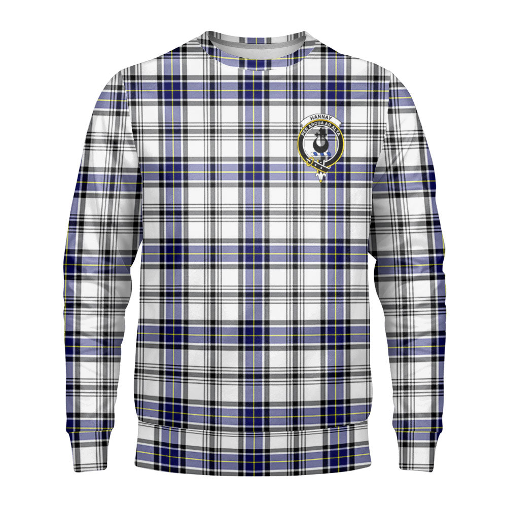 Hannay Modern Tartan Crest Sweatshirt