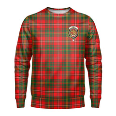 Hay Modern Tartan Crest Sweatshirt