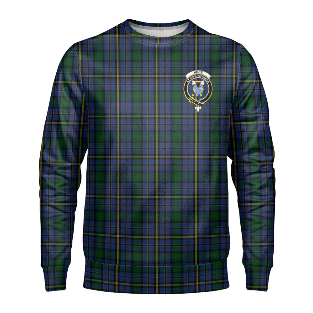 Hope Tartan Crest Sweatshirt