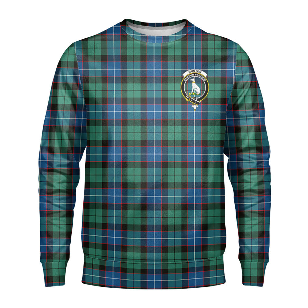 Hunter Ancient Tartan Crest Sweatshirt