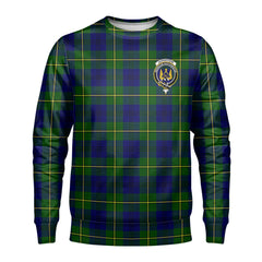 Johnstone Modern Tartan Crest Sweatshirt