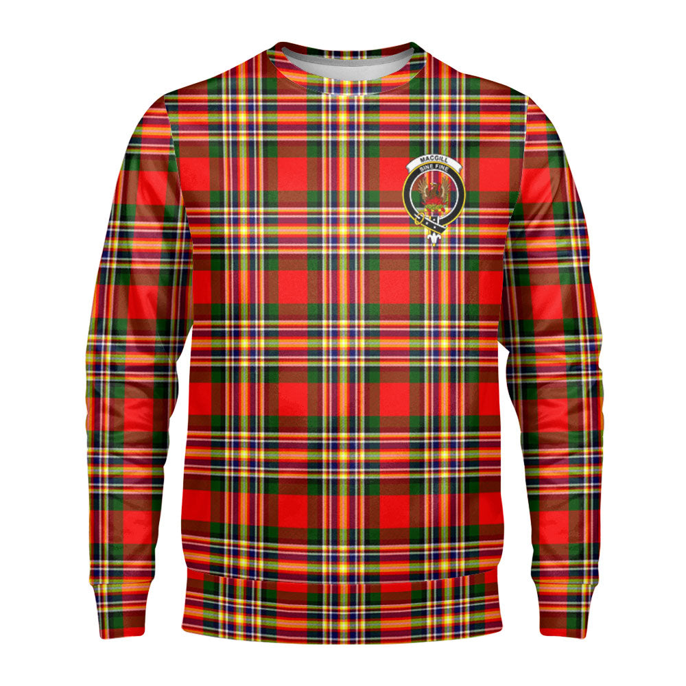 MacGill Modern Tartan Crest Sweatshirt