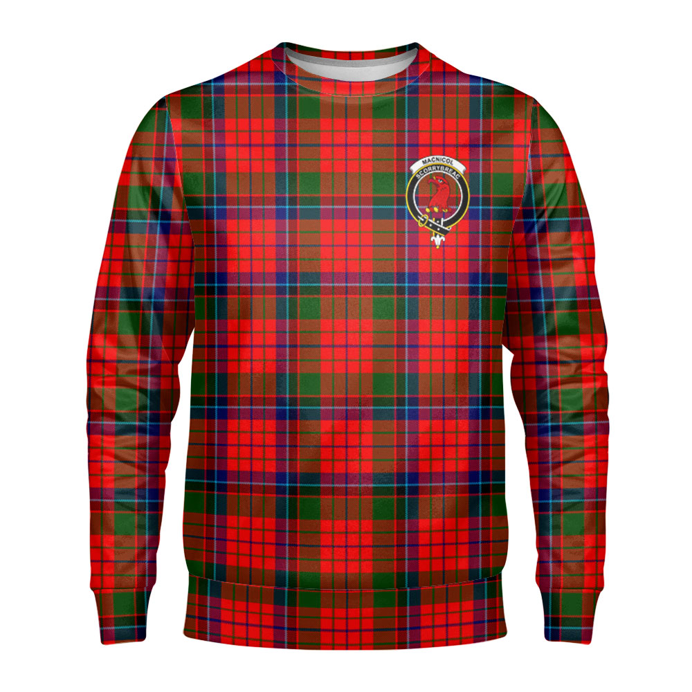 MacNicol (of Scorrybreac) Tartan Crest Sweatshirt