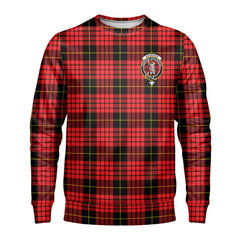 MacQueen Modern Tartan Crest Sweatshirt