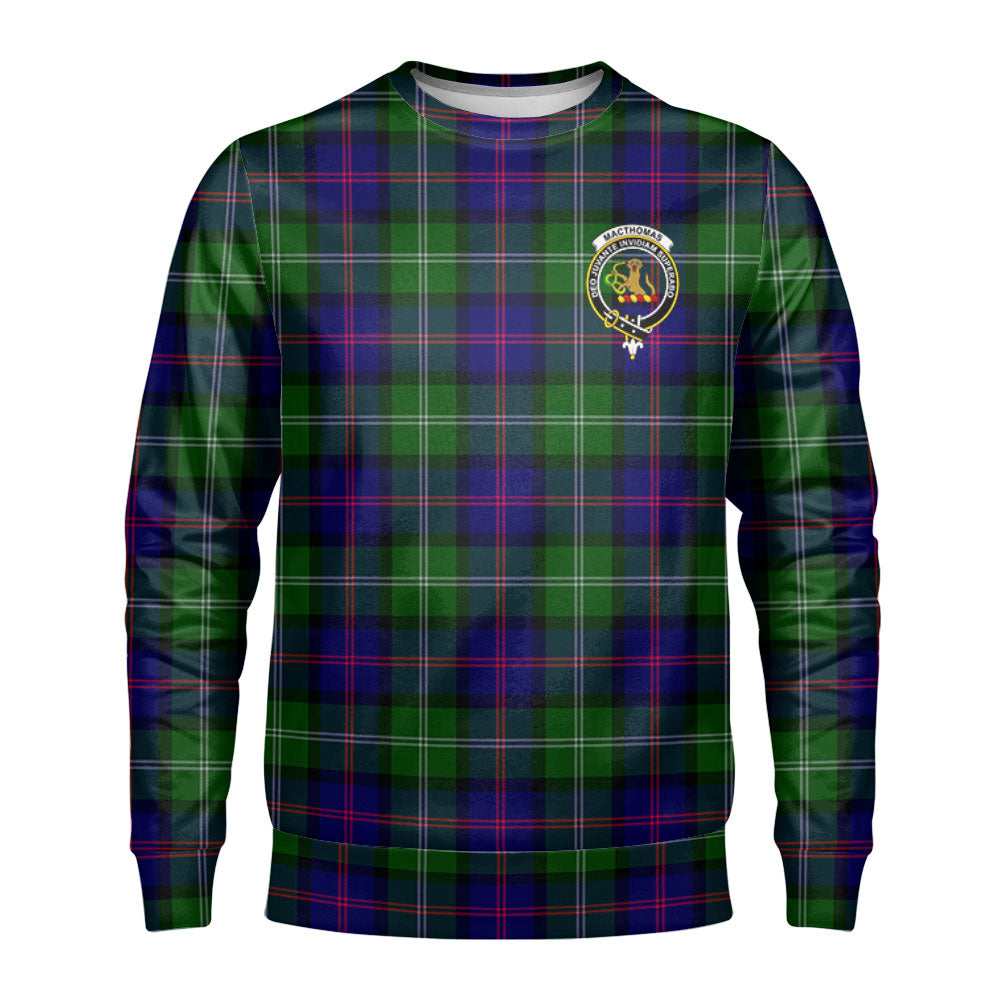 MacThomas Modern Tartan Crest Sweatshirt