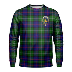 MacThomas Modern Tartan Crest Sweatshirt