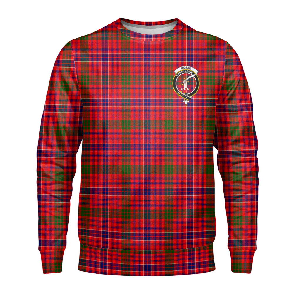 McRae Modern Tartan Crest Sweatshirt