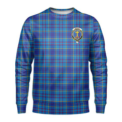 Mercer Modern Tartan Crest Sweatshirt