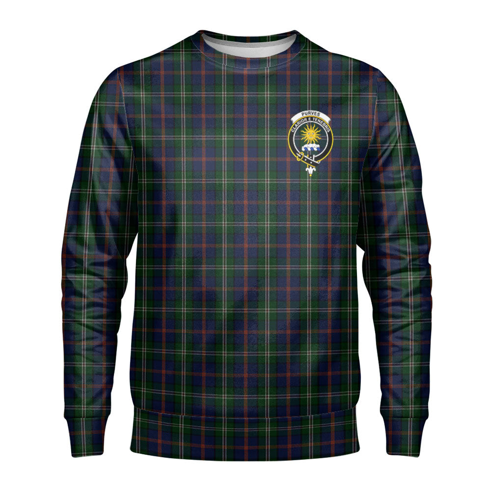 Purves Tartan Crest Sweatshirt