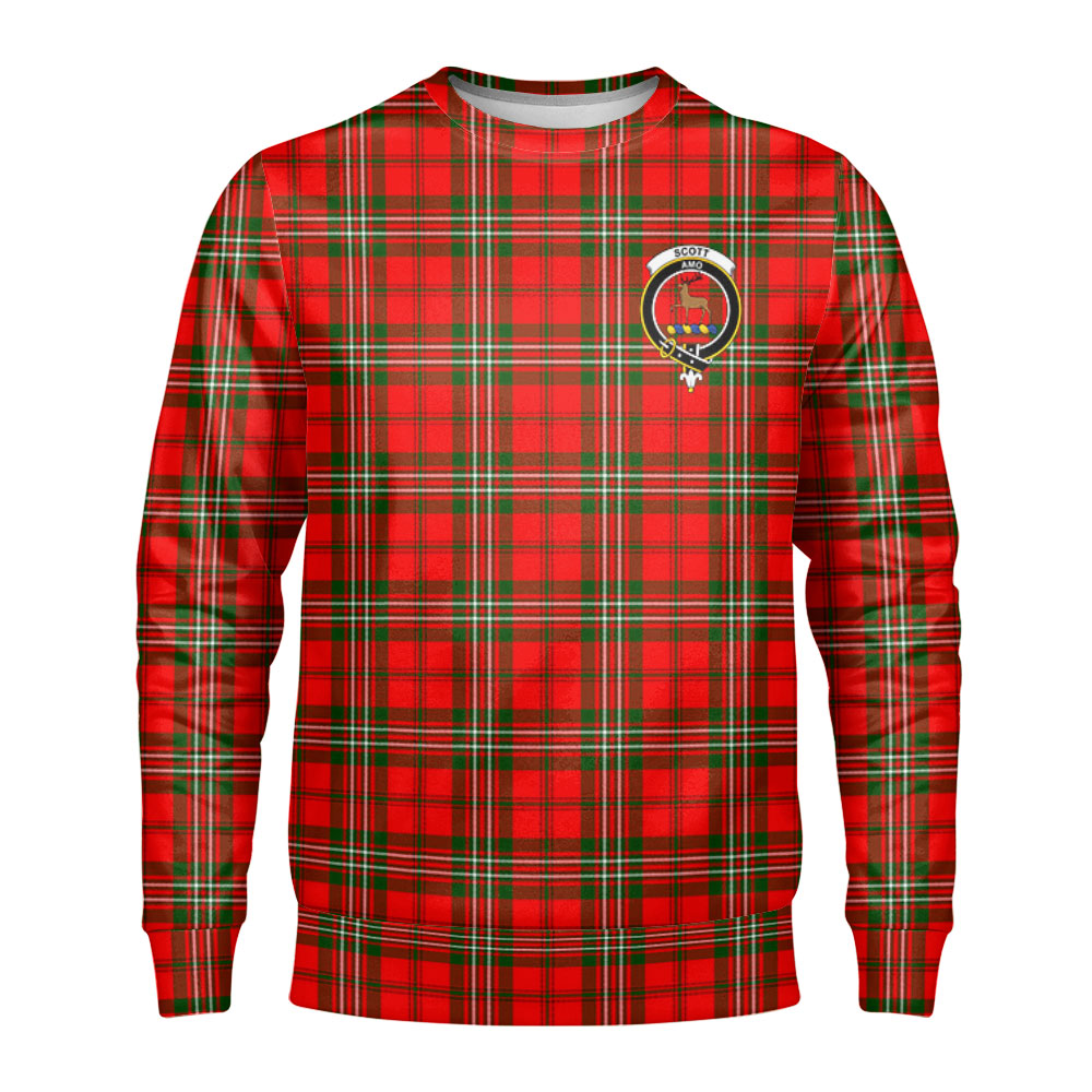 Scott Modern Tartan Crest Sweatshirt