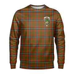 Seton Hunting Modern Tartan Crest Sweatshirt