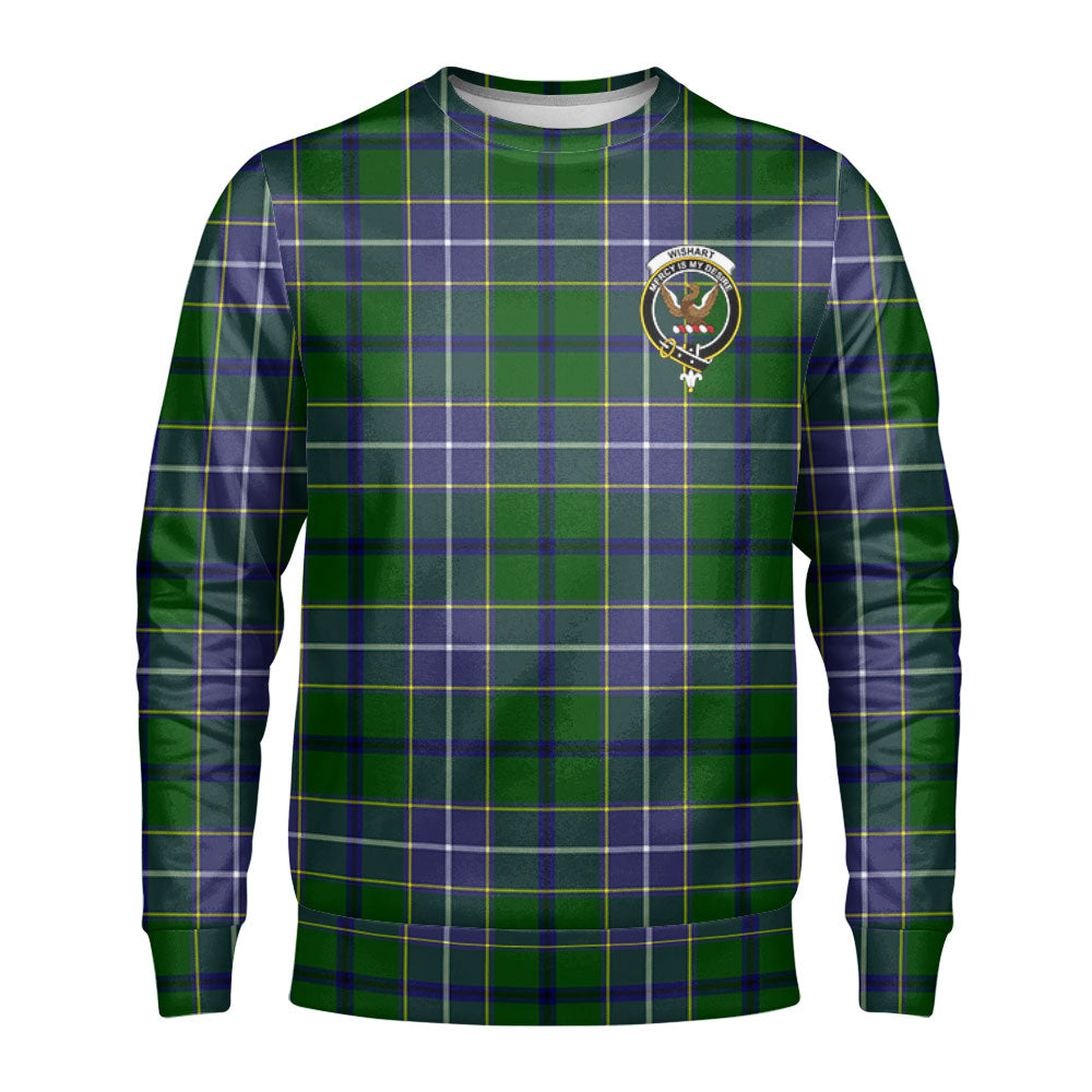 Wishart Hunting Tartan Crest Sweatshirt