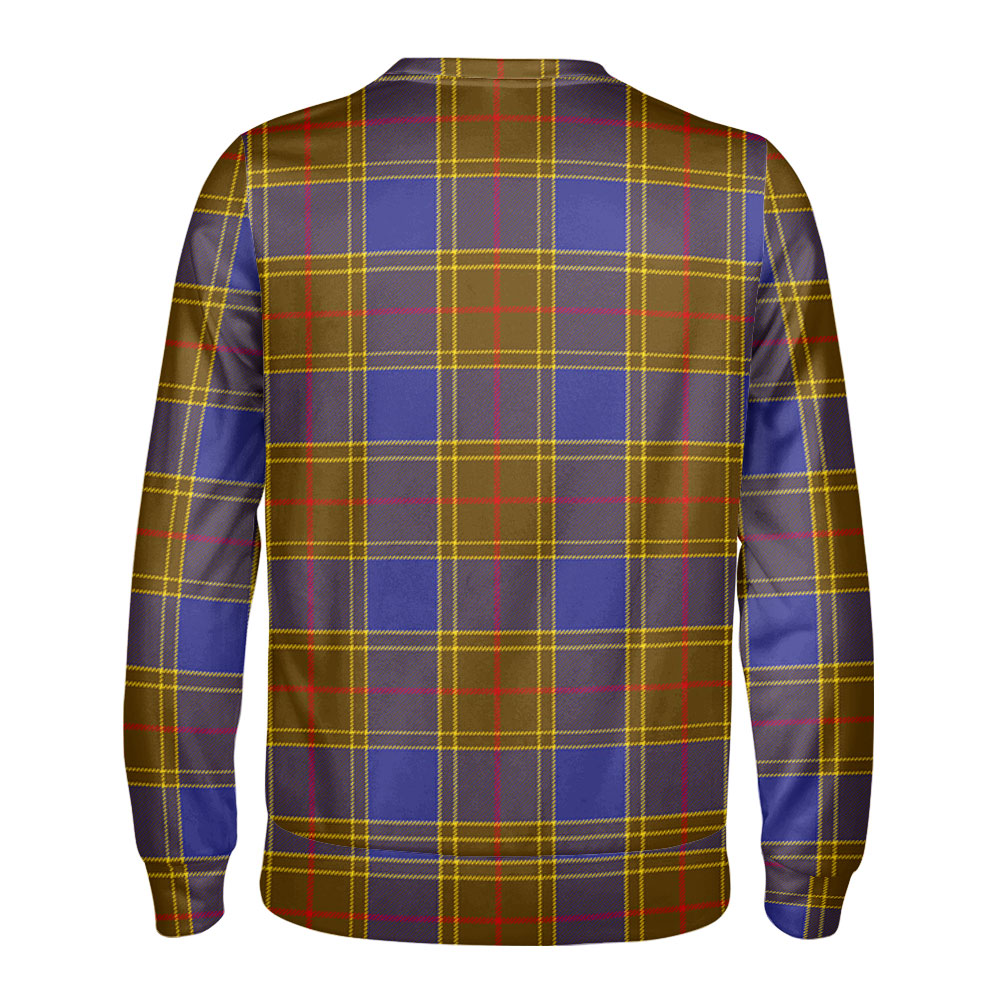 Balfour Modern Tartan Crest Sweatshirt