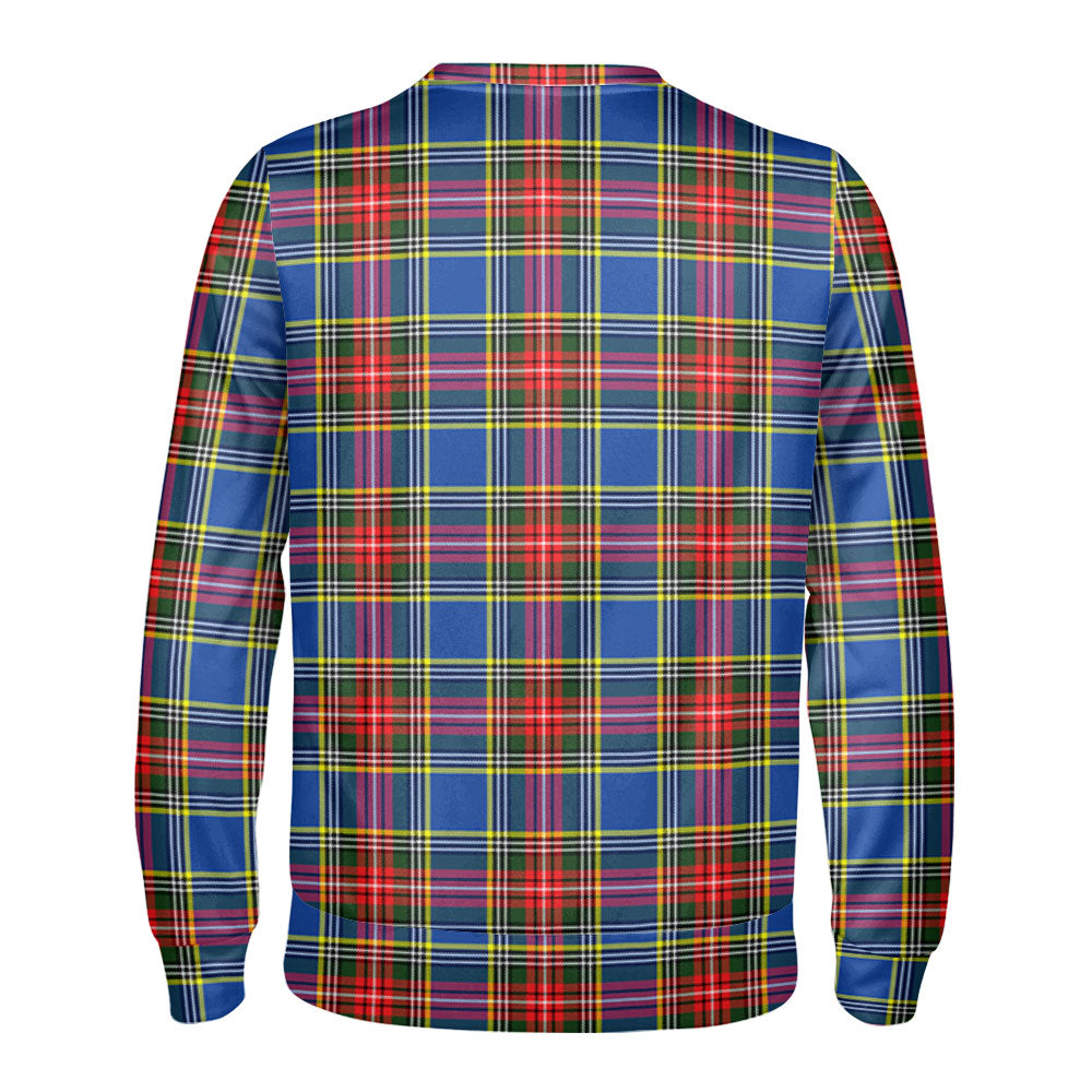 Bethune Modern Tartan Crest Sweatshirt