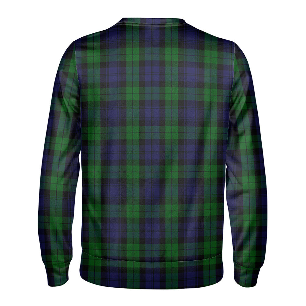 Black Watch Tartan Crest Sweatshirt