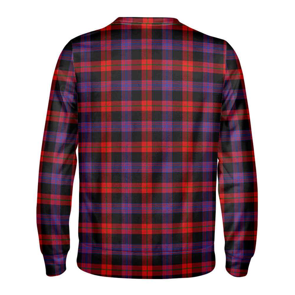 Broun Modern Tartan Crest Sweatshirt