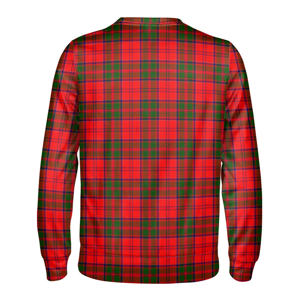 Grant Modern Tartan Crest Sweatshirt